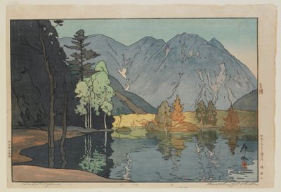 Hodakayama, from the Series, Twelve Scenes in the Japan Alps, Taisho Era by Hiroshi Yoshida