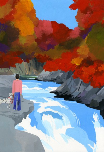 Autumn Leaves and Rivers by Hiroyuki Izutsu