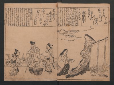 Portraits for One Hundred Poems about One Hundred Poets (Sugata-e hyakunin isshu) by Hishikawa Moronobu