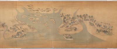 Tōkaidō Picture Scroll by Hishikawa Moronobu