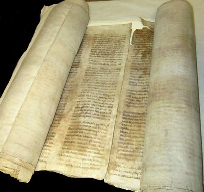 Torah Scroll of the Jewish Community in Kaifeng, China by Historical Document