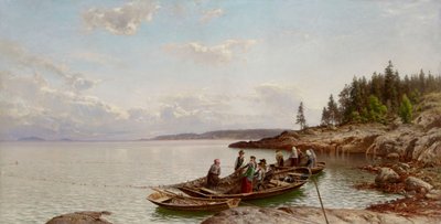 Morning in the Finnish Archipelago by Hjalmar Munsterhjelm