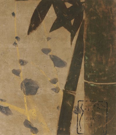 Plum and Bamboo, Edo Period, Late 16th-Early 17th Century by Hon