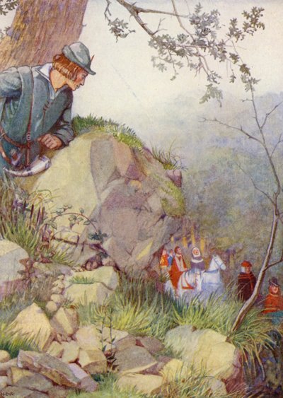 Robin Hood in the Forest by Honor Charlotte Appleton