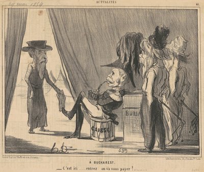 In Bucharest by Honoré Daumier