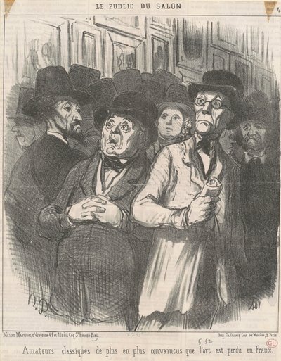 Convinced Classical Amateurs by Honoré Daumier
