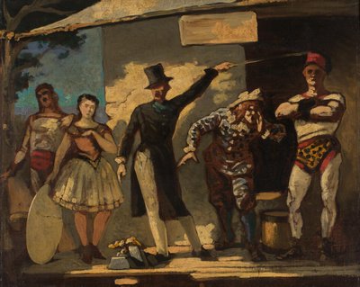 The Jugglers by Honoré Daumier