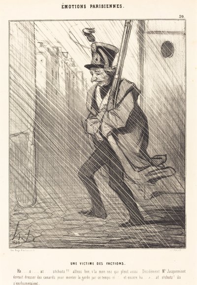 Parisian Emotions: A Victim of the Factions by Honoré Daumier