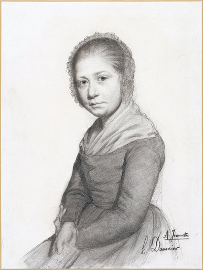 Girl by Honoré Daumier