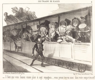 You Must Make Room Again... by Honoré Daumier