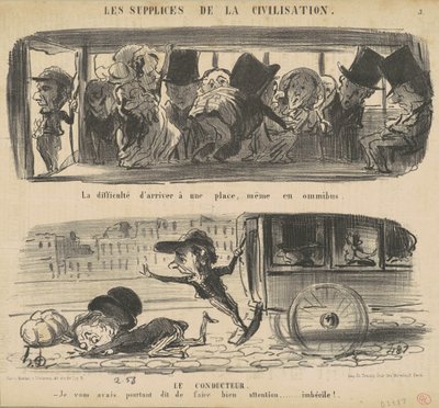 The Difficulty of Getting a Position by Honoré Daumier