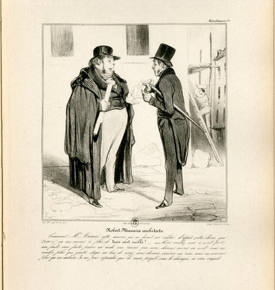Le Charivari, Satirique en N & B by Honoré Daumier