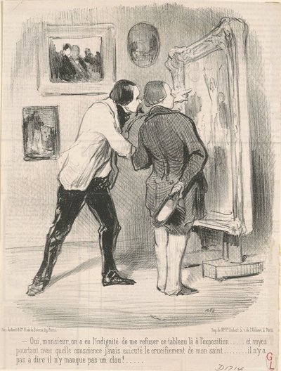 Yes... They Had the Indignity to Refuse Me This Painting... by Honoré Daumier