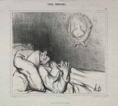 Parisian Types: Memories, 10 May 1840 by Honoré Daumier