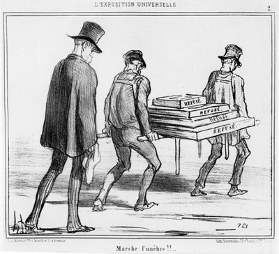 Refreshment Stall During a Heat Wave at the Paris Universal Exhibition by Honoré Daumier
