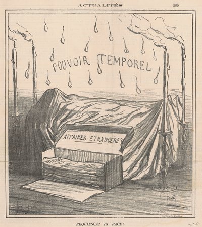 Requiescat in pace! by Honoré Daumier