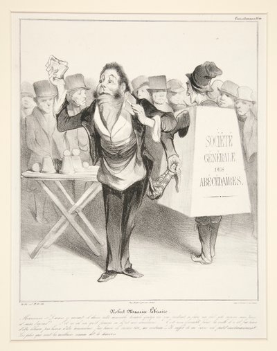 Robert Macaire Bookseller (pl. 14 from the series Caricaturana in the album Les Robert Macaires) by Honoré Daumier