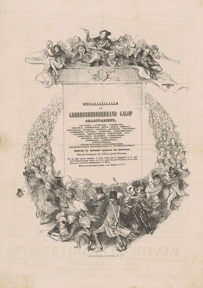 VOILLLLLLLLLLLA LE GRRRRRRRRRRRRRRAND galop charivarique by Honoré Daumier