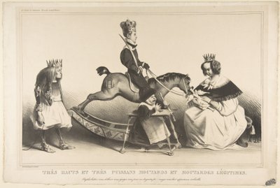 Very Haughty and Very Mighty Legitimist Brats by Honoré Daumier