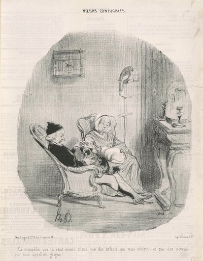 It Still Is Better... by Honoré Daumier