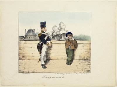 “God! How I loved that fellow there!”, plate 16 from Political Caricatures by Honoré Victorin Daumier