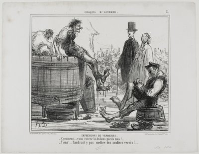 Impressions From the Vintage, Plate 2 from Croquis D