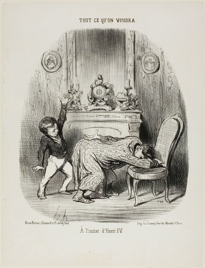 In the manner of Henry IV, from Tout Ce Qu