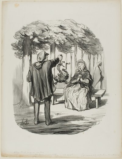 "Is this your dog here?," plate 20 from Tout Ce Qu