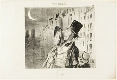 Sight, plate 39 from Parisian Types by Honoré Victorin Daumier