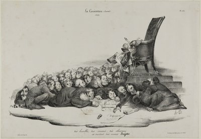 Very Humble, Very Obedient, Very Submissive, and Most of All, Very Voracious Subjects, Plate 136 by Honoré Victorin Daumier