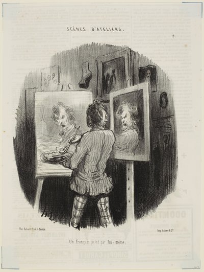 A Frenchman Portrayed by Himself by Honoré Daumier