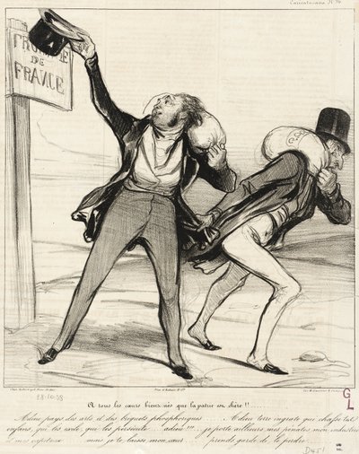 To All Noble Hearts, the Homeland is Dear!!... by Honoré Daumier