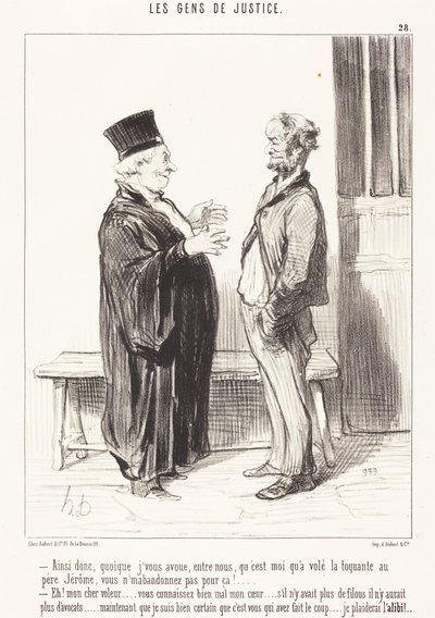 So then, although I confess to you... by Honoré Daumier