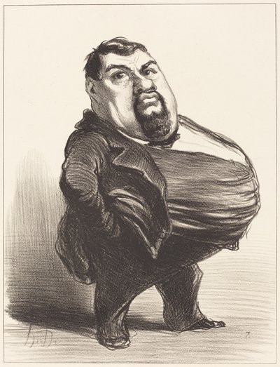 Antony Thouret by Honoré Daumier