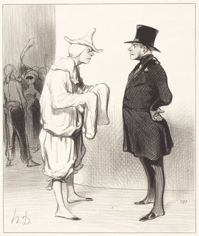 Carrot of the acrobat by Honoré Daumier