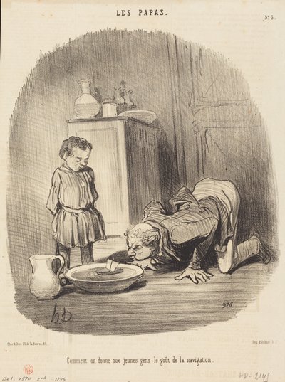 How to Give... the Taste for Navigation by Honoré Daumier