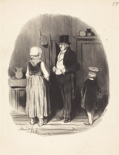 What!... All My Sheep Are Dead... by Honoré Daumier