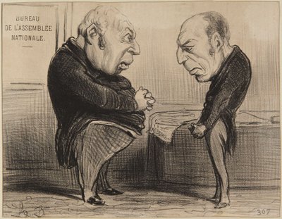 Confusion of the Fusion! by Honoré Daumier