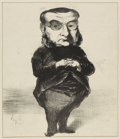 Coquerel by Honoré Daumier