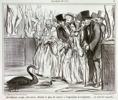 Decidedly, what this year achieves the greatest success at the sculpture exhibition... / 4. by Honoré Daumier