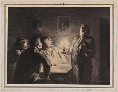 The Fine Vintage by Honoré Daumier
