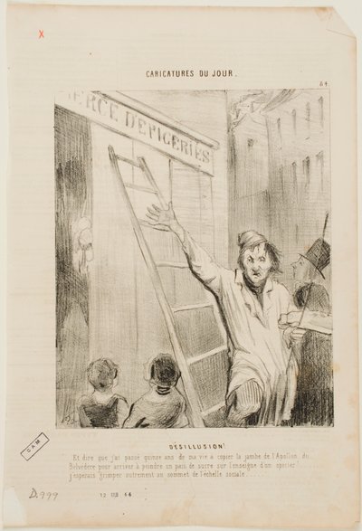 Disillusion! by Honoré Daumier