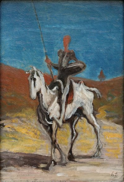Don Quixote and Sancho Panza by Honoré Daumier
