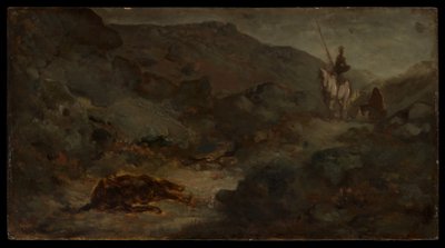 Don Quixote and the Dead Mule by Honoré Daumier