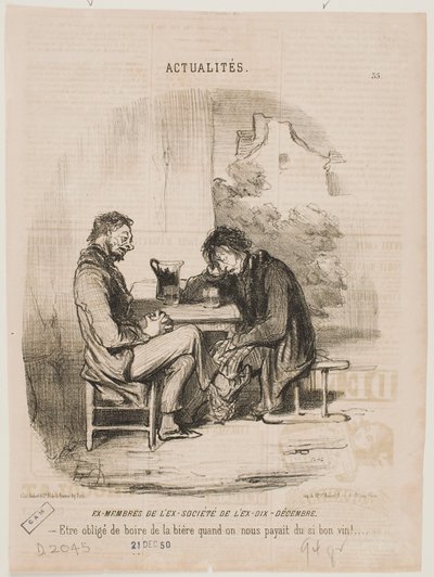 EX MEMBERS by Honoré Daumier