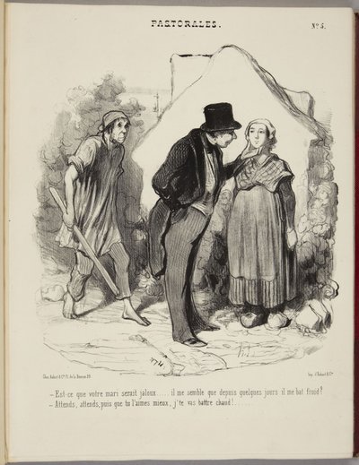 Would Your Husband Be Jealous... by Honoré Daumier