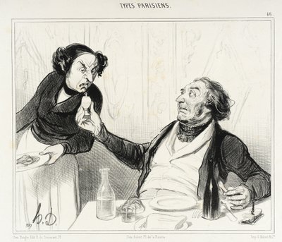 Boy, what is that? by Honoré Daumier