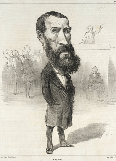 Greppo by Honoré Daumier