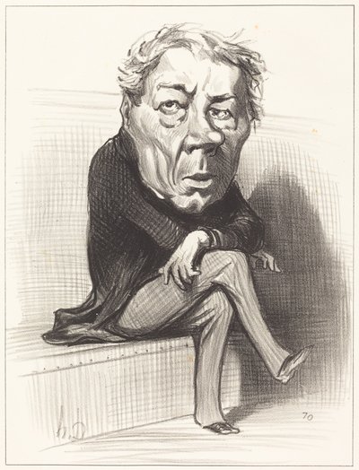 J. Marie Joseph Deville by Honoré Daumier