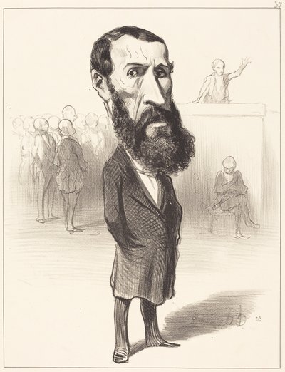 Jean-Louis Greppo by Honoré Daumier